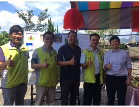 Observation Tour Gramincaccac Organic Cultivation on Nantou City at 18 Sep.